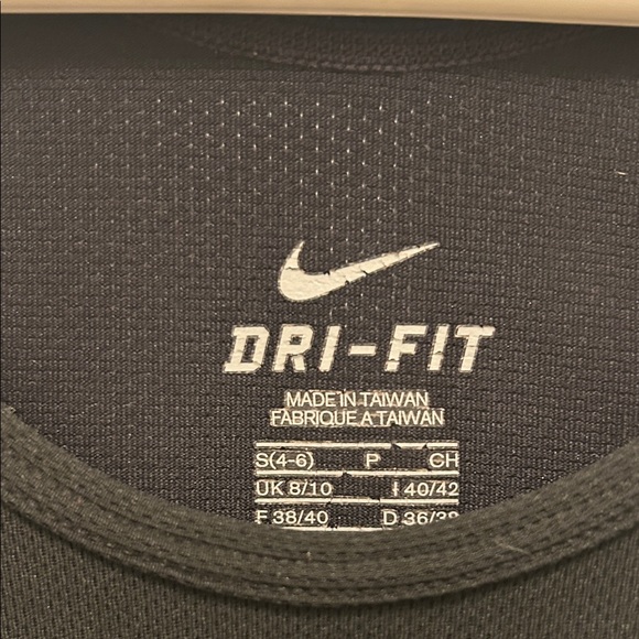 Nike Women's Black Dri-FIT Racerback Tank - Picture 2 of 8